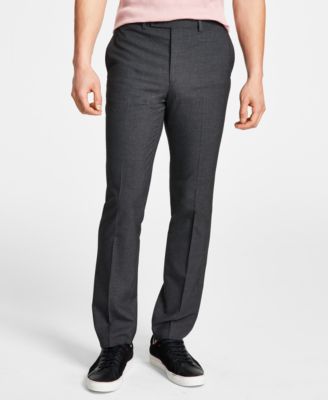 DKNY - Men's Modern-Fit Stretch Dress Pants