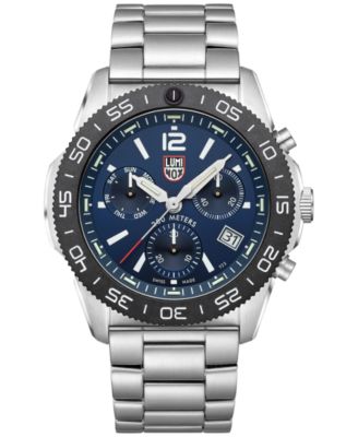 Luminox - Men's Swiss Chronograph Pacific Diver Stainless Steel Bracelet Watch 44mm