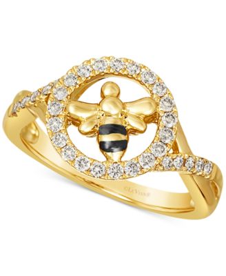 Le Vian - Nude Diamond Bee Ring (1/3 ct. t.w.) in 14k Gold