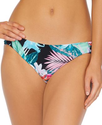 Raisins - Juniors' Triple Side Strappy Bikini Bottoms