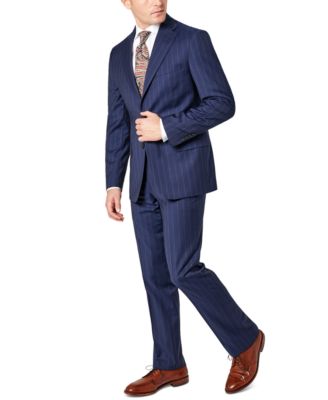 Tallia - Men's Slim-Fit Berry Solid Wool Suit