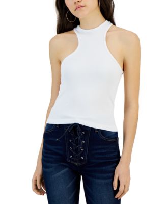 Just Polly - Juniors' Seamless Crewneck Tank Top