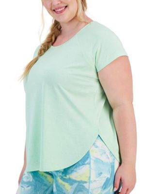ID Ideology - Plus Size Rapidry Raglan-Sleeve T-Shirt
