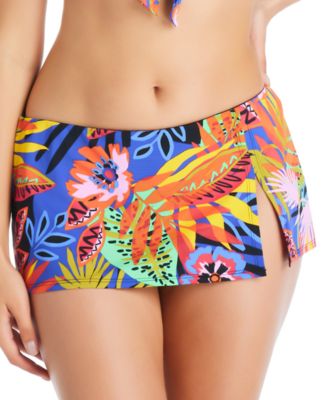 Bleu by Rod Beattie - Women's Night Safari Skirted Hipster Swim Bottoms