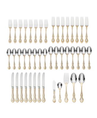 Oneida - Golden Mandolina 45-Pc. Flatware Set