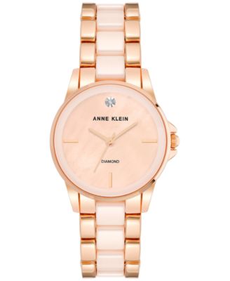Anne Klein - Women's Ceramic & Metal Bracelet Watch 30mm