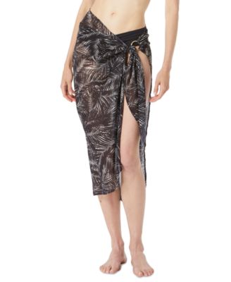 Michael Kors - Women's O-Ring Side-Tie Pareo Cover-Up