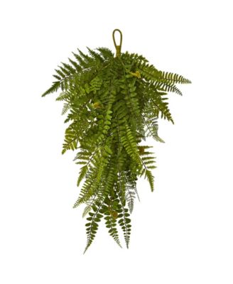 Nearly Natural - 28” Fern Artificial Teardrop (Set of 2)