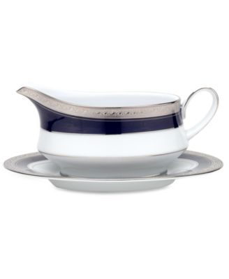 Noritake - "Crestwood Cobalt Platinum" Gravy Boat