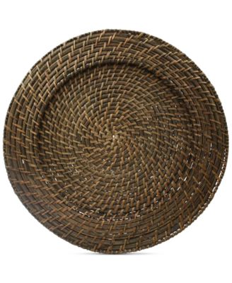 American Atelier - Rattan Round Charger, Set of 4