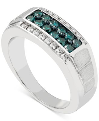 Macy's Brand - Men's Diamond (1 ct. t.w.) Ring in 10k White Gold