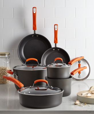 Rachael Ray - Hard-Anodized Cookware, 10 Piece Set
