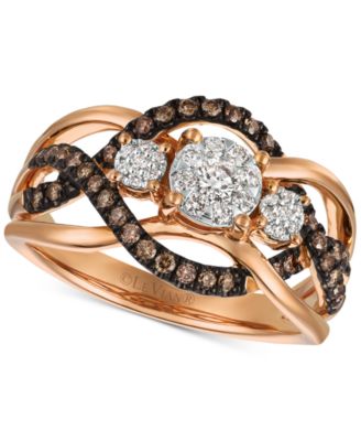 Le Vian - Diamond Ring (3/8 ct. t.w.) in 14k Rose Gold, Two-Tone White & Yellow Gold or White Gold