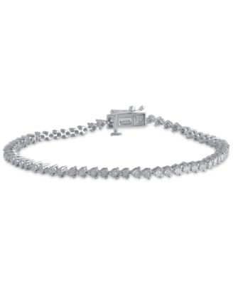 Macy's - Diamond Tennis Bracelet (1/2 ct. t.w.) in Sterling Silver