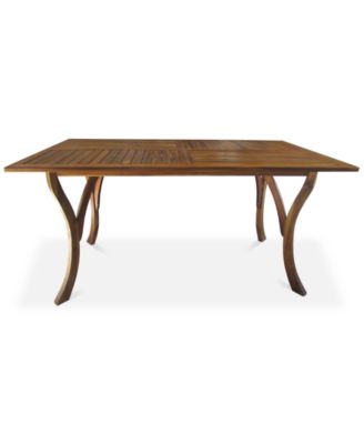 Noble House - Darra Rectangle Dining Table, Quick Ship