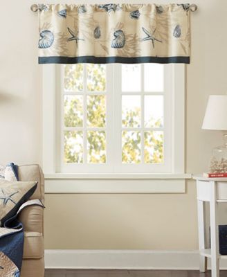 Madison Park - Bayside 50" x 18" Cotton Window Valance