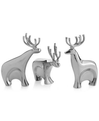 Nambé - Dasher Reindeer, Set of 3
