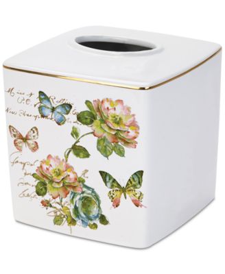Avanti - White Butterfly Garden Tissue Cover