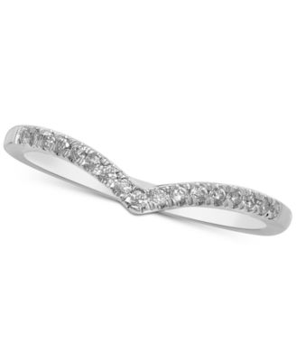 Macy's Brand - Diamond "V" Stackable Ring (1/10 ct. t.w.)