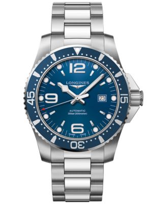 Longines - Men's Swiss Automatic HydroConquest Stainless Steel Bracelet Watch 44mm