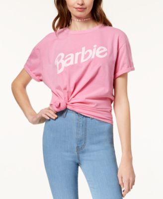 Love Tribe - Juniors' Barbie Logo Graphic T-Shirt