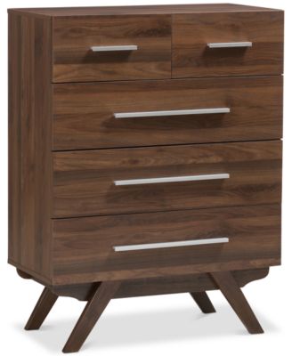 Furniture - Auburn 5-Drawer Chest, Quick Ship
