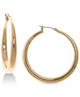 Lauren Ralph Lauren - Gold-Tone Graduated Hoop Earrings