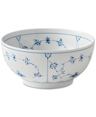 Royal Copenhagen - Blue Fluted Plain Large 9.5" Serving Bowl