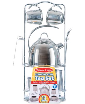 Melissa and Doug - Melissa & Doug Stainless Steel Tea Set