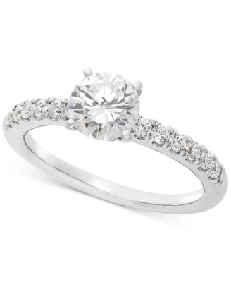 Grown With Love - Lab Grown Diamond Engagement Ring (1-1/4 ct. t.w.) in 14k White Gold