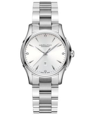 Hamilton - Women's Swiss Automatic Jazzmaster Stainless Steel Bracelet Watch 34mm