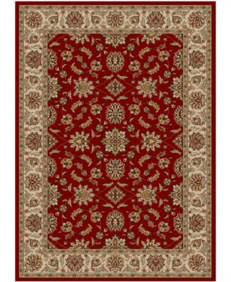 KM Home - Pesaro Meshed Red 5'5" x 7'7" Area Rug