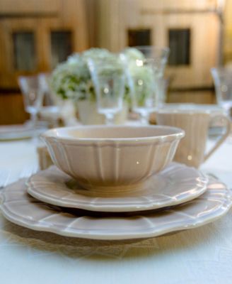 Euro Ceramica - Chloe Taupe Dinnerware Collection