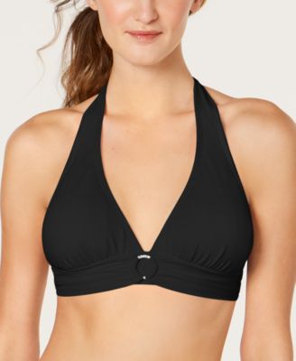 Michael Kors - Logo-Ring Halter Bikini Top