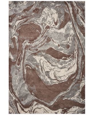 Kas - Illusions Flow 6217 Mocha 7'10" x 10'10" Area Rug