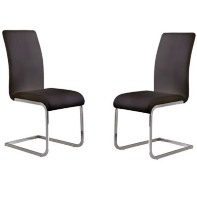 Armen Living - Amanda Side Chair (Set of 2), Quick Ship