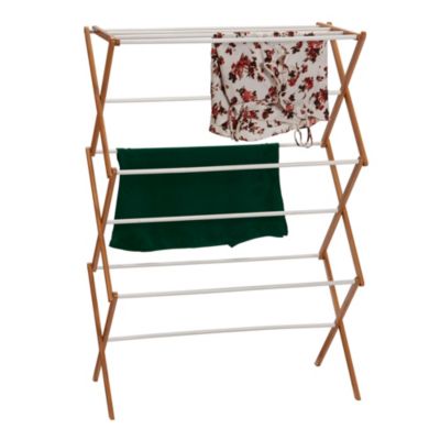 Household Essentials - Collapsible Bamboo Clothes Dryer