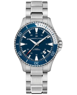Hamilton - Men's Swiss Automatic Khaki Scuba Stainless Steel Bracelet Watch 40mm