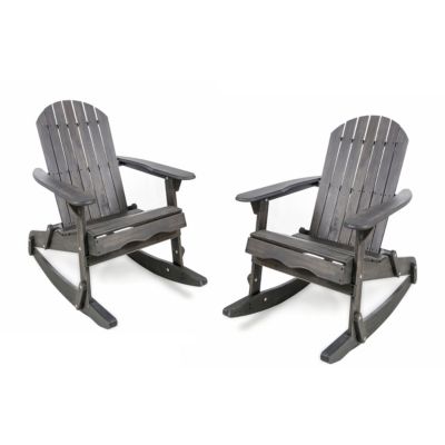 Noble House - Malibu Outdoor Rocking Chair (Set of 2)