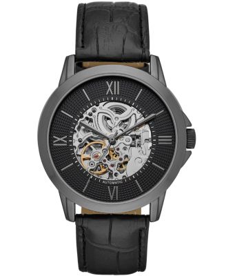 Folio - Mens Black Strap Automatic Watch 44mm