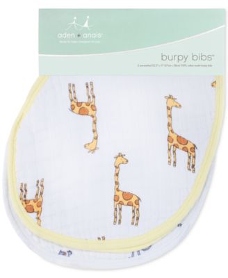 aden by aden + anais - Baby Boys 2-Pk. Jungle Jam Printed Cotton Burpy Bibs