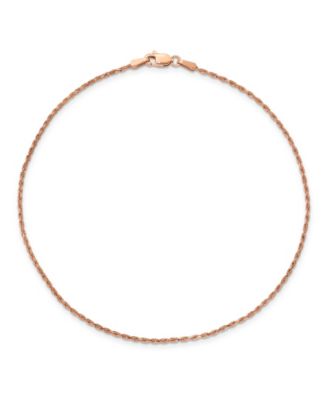 Macy's Brand - Rope Chain Anklet in 14k Rose Gold