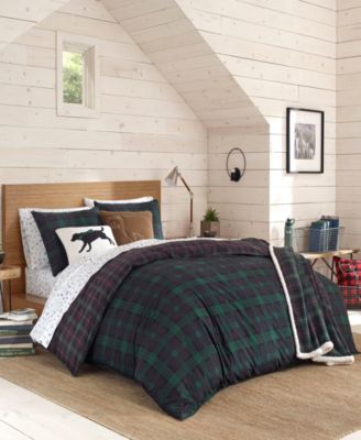 Eddie Bauer - Woodland Tartan Green Bedding Collection