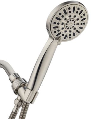 Aquadance - High-Pressure 6-setting Handheld Shower Head with Extra-long 6 Foot Hose