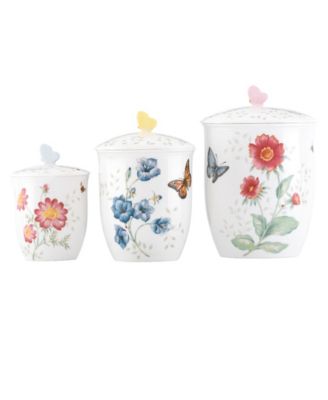 Lenox - Canisters, Set of 3 Butterfly Meadow