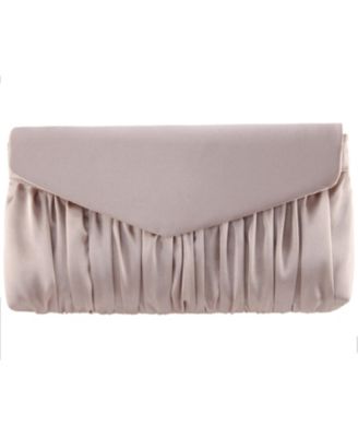 Nina - Salome Satin Pleated Clutch