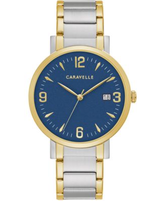 Caravelle - Men's Two-Tone Stainless Steel Bracelet Watch 39mm