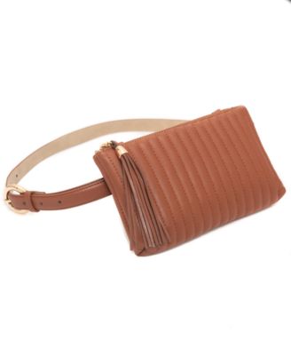 I.N.C. International Concepts - Channel-Stitch Convertible Belt Bag