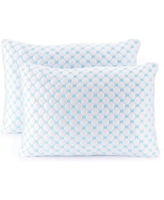 Nestl - Heat and Moisture Reducing Ice Silk and Gel Infused Memory Foam Toddler Pillow - 2 pack