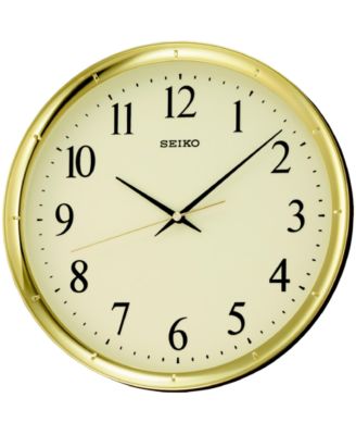 Seiko - Gold-Tone Wall Clock